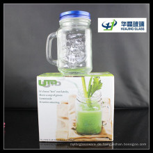 450ml Glas Einmachglas mit Griff Glas Glas trinken